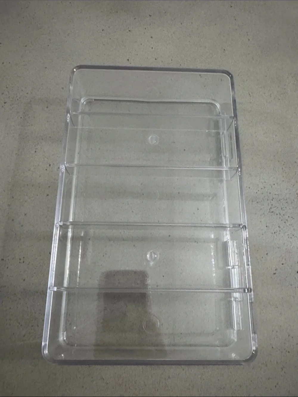 Clear Plastic eyewear  Drawer Organizer with Dividers